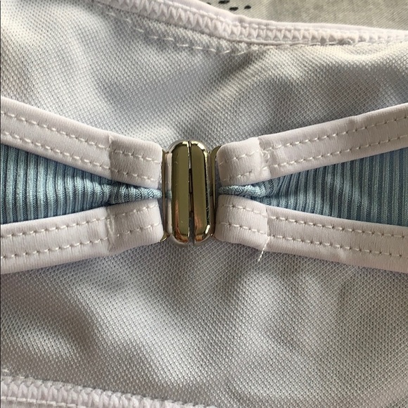 blue and white full bikini - Picture 4 of 9